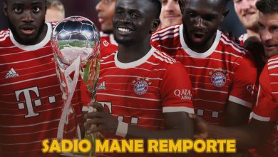 Sadio Mane remporte son premier trophée au Bayern