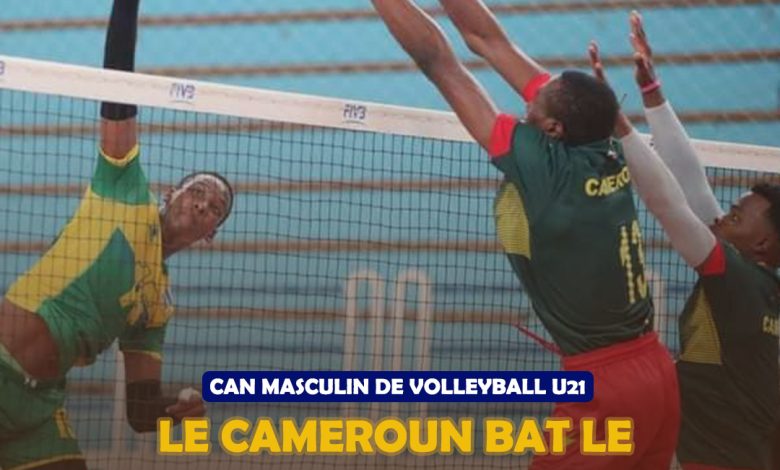 CAN MASCULIN DE VOLLEYBALL U21 :LE CAMEROUN BAT LE RWANDA ET FILE AU PROCHAIN TOUR