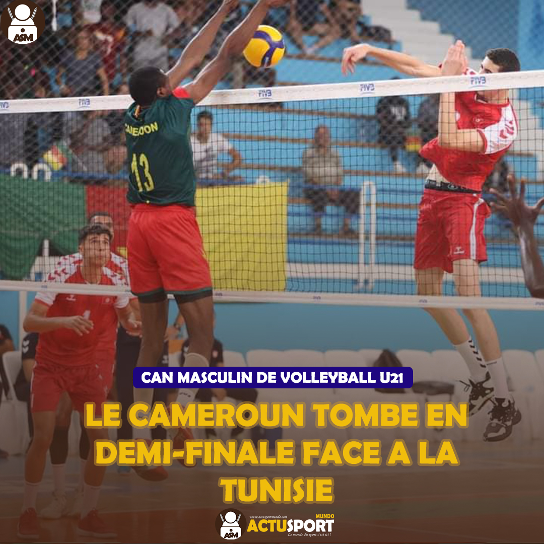 LE CAMEROUN TOMBE EN DEMI-FINALE FACE A LA TUNISIE