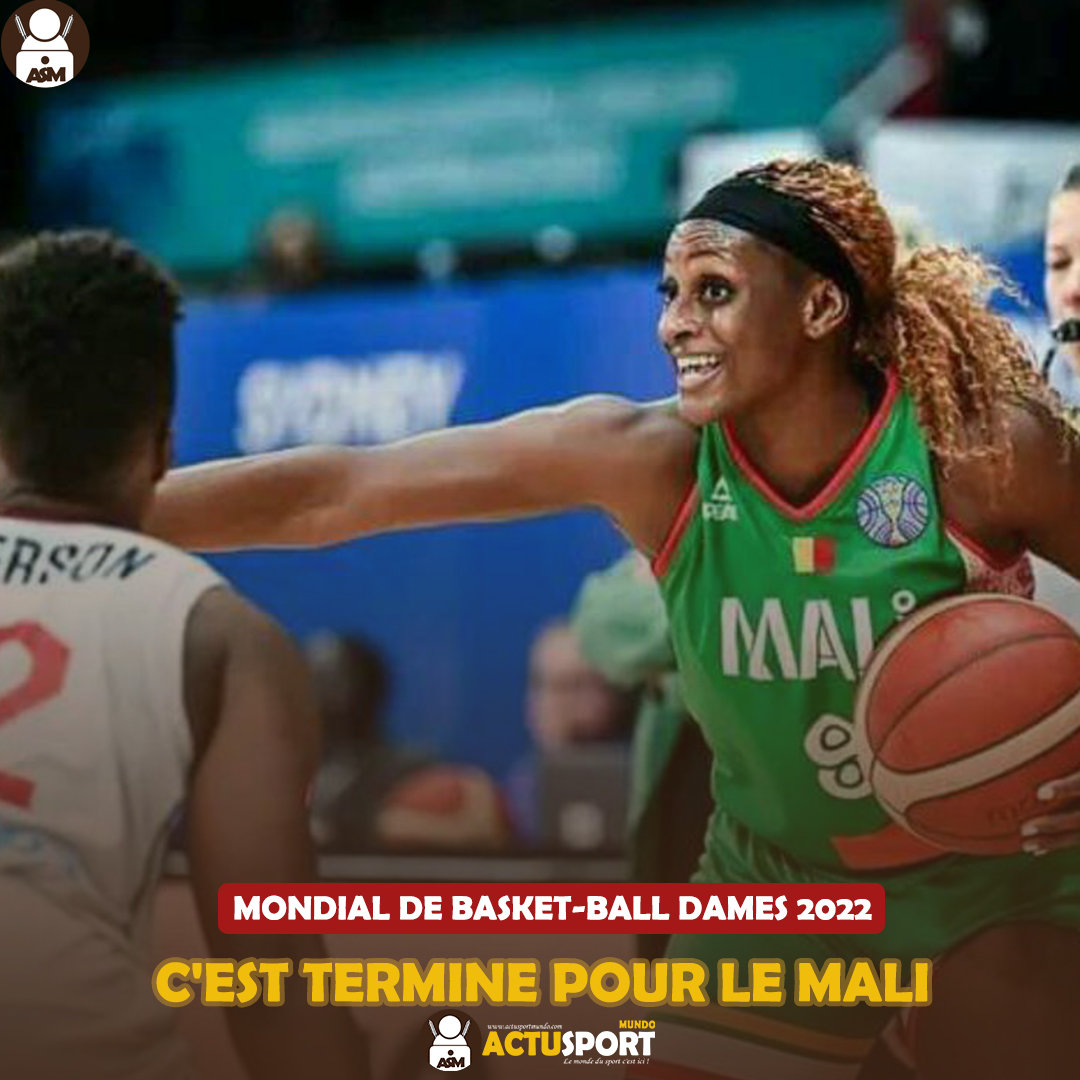 Mondial de Basket-ball Dames 2022 c'est terminé pour le Mali
