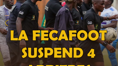 MTN ELITE ONE - La FECAFOOT suspend 4 arbitres
