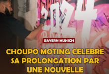 BAYERN MUNICH - Choupo Moting célèbre sa prolongation par une nouvelle prestation