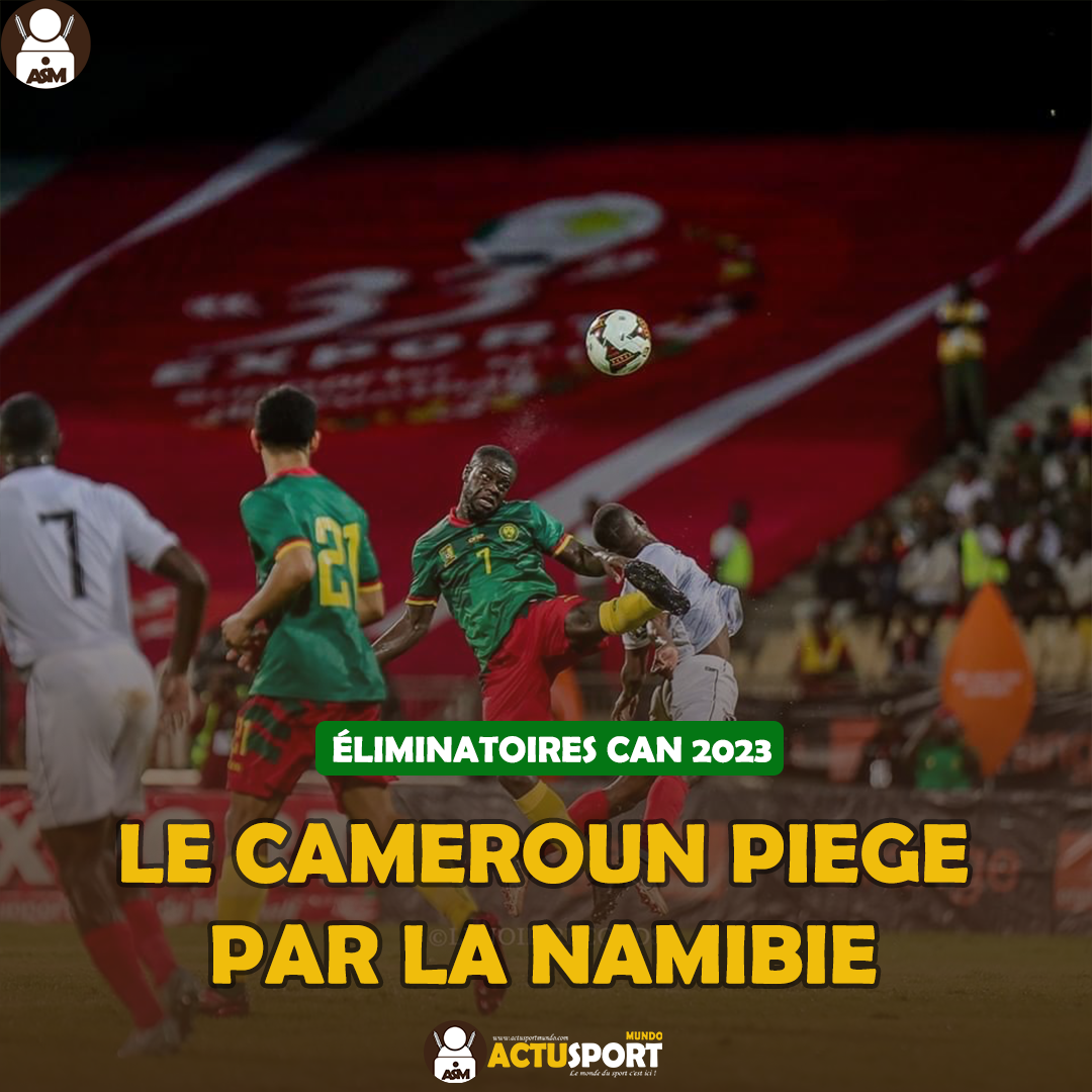 Éliminatoires CAN 2023 - Le Cameroun piège par la Namibie / Copyright image – Lenoir Records