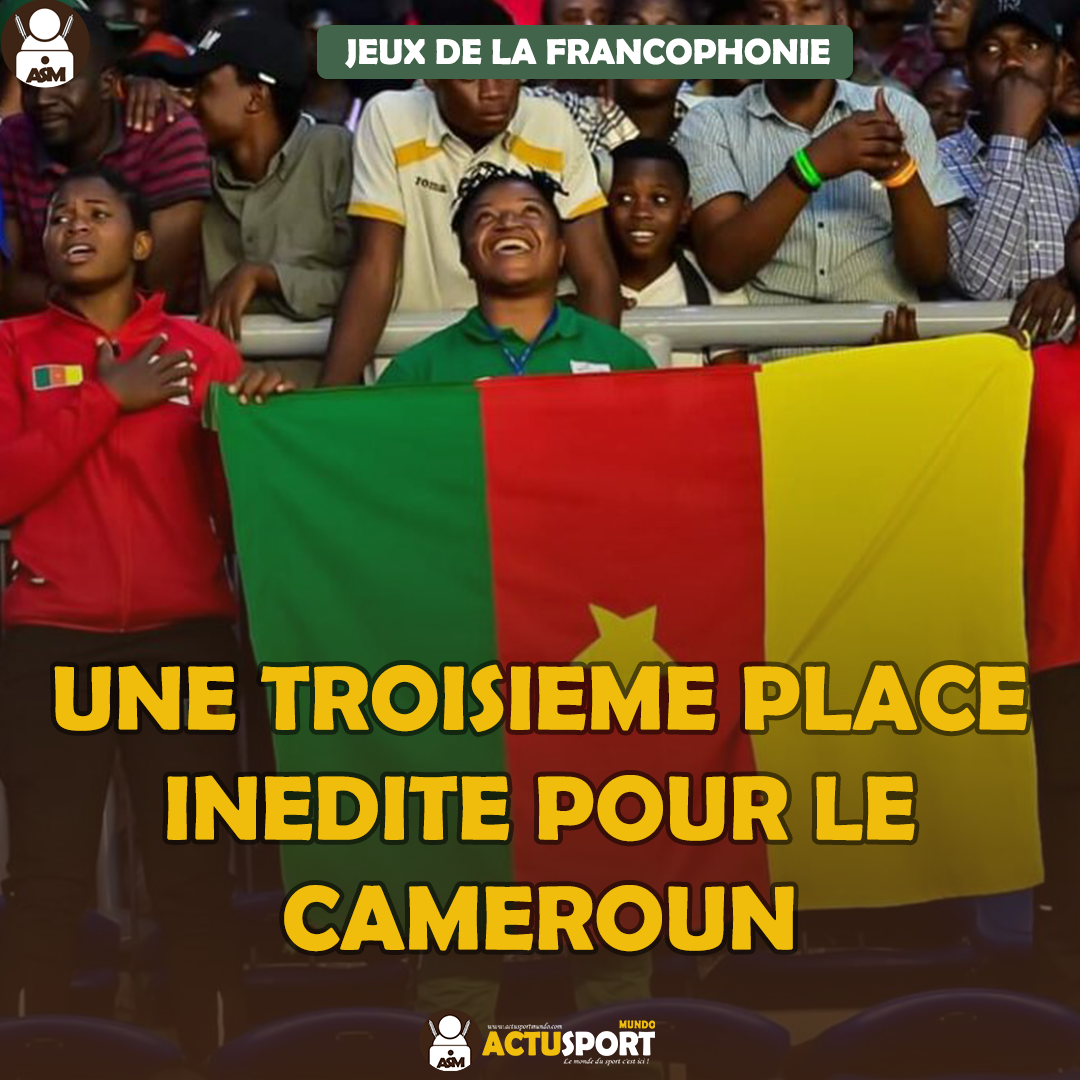 Jeux de la Francophonie - Une troisième place inédite pour le Cameroun