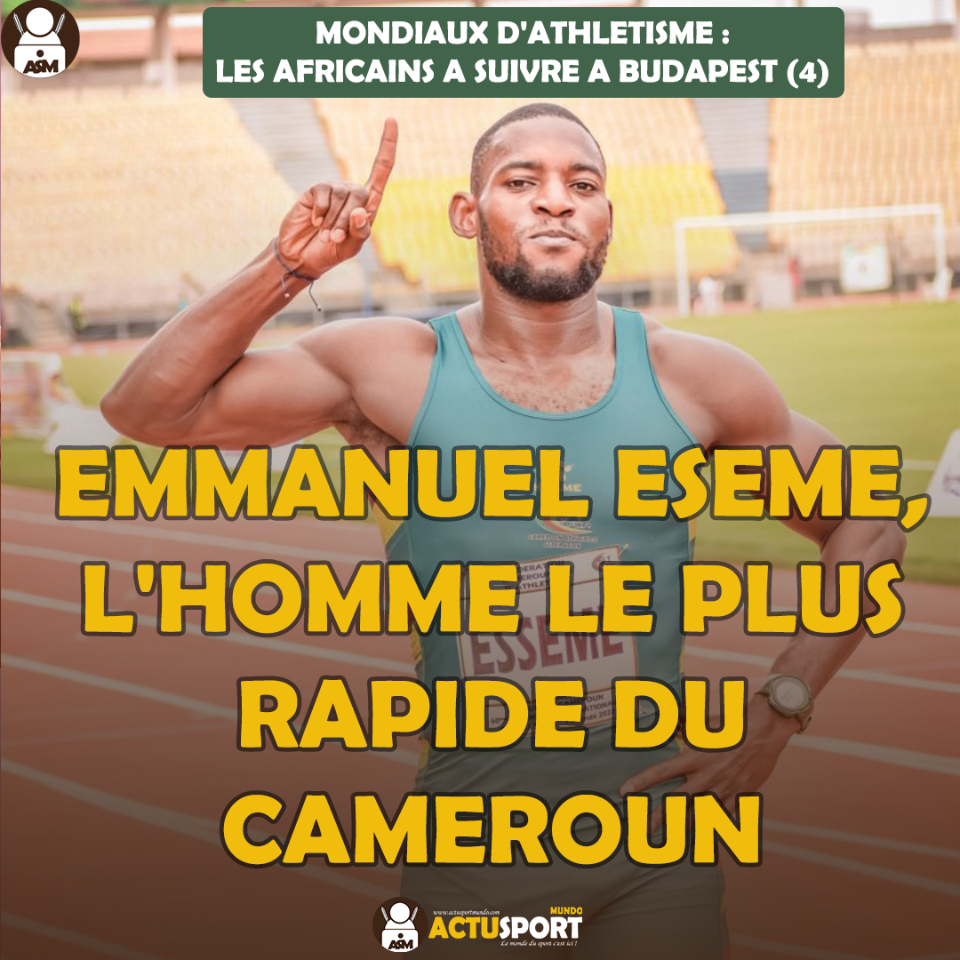 Mondiaux d'athlétisme/les Africains à suivre à Budapest (4) - Emmanuel Eseme, l'homme le plus rapide du Cameroun
