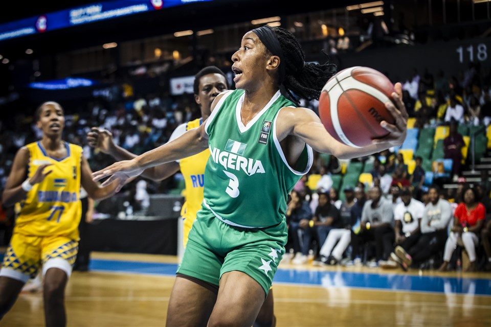Rencontre Afrobasket Dames 2023 Nigeria/Rwanda