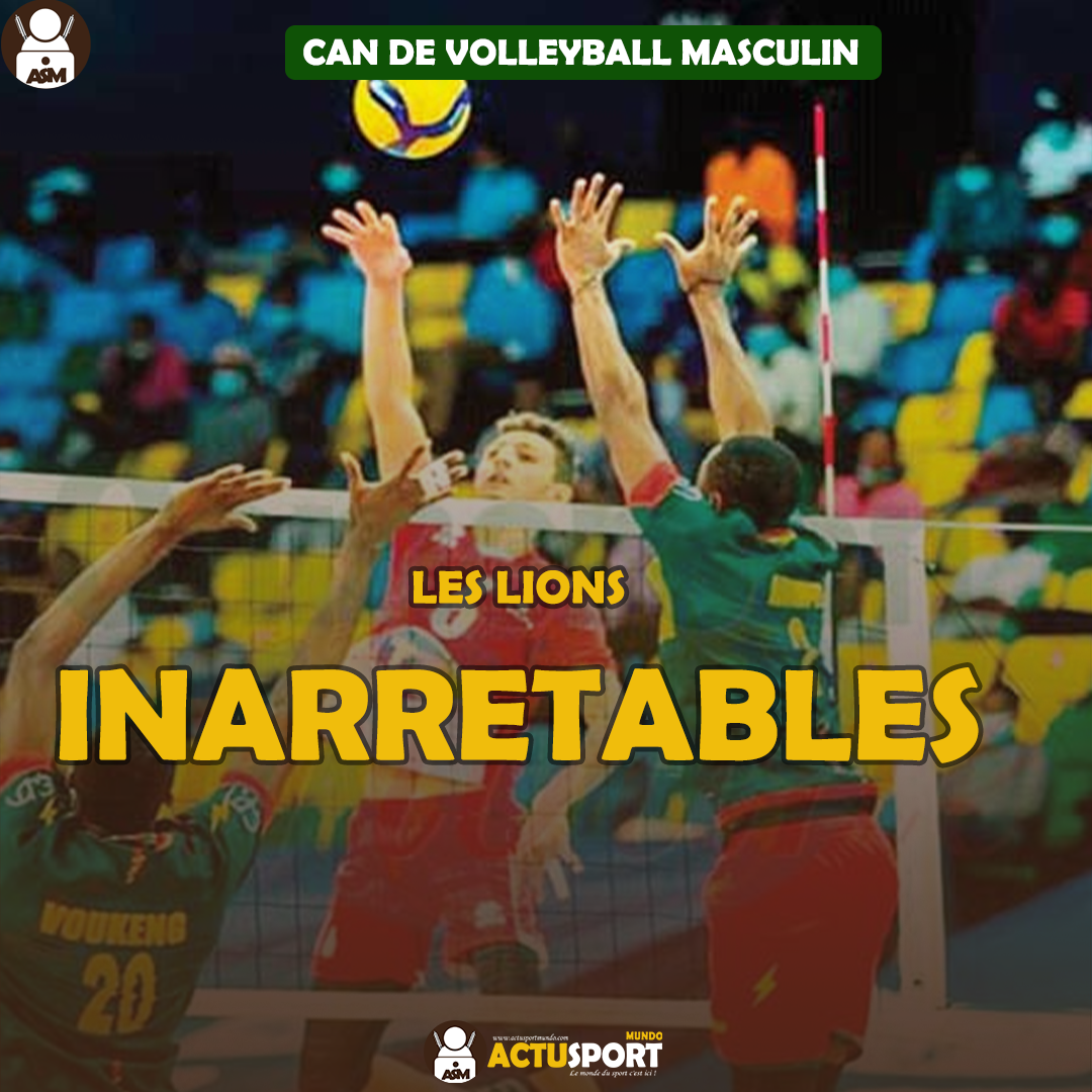 CAN de Volleyball Masculin - les Lions inarrêtables