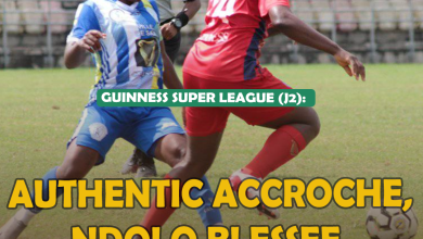 Guinness Super League (J2) - Authentic accroché, Ndolo blessée