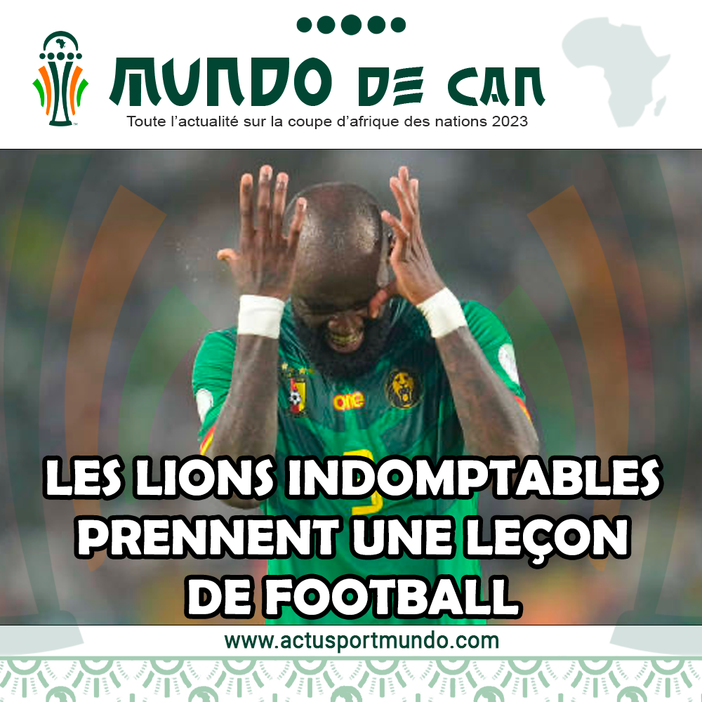 MUNDO DE CAN - Les Lions Indomptables prennent une leçon de football
