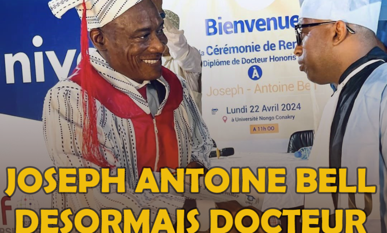 Distinction - Joseph Antoine Bell désormais Docteur Honoris Causa