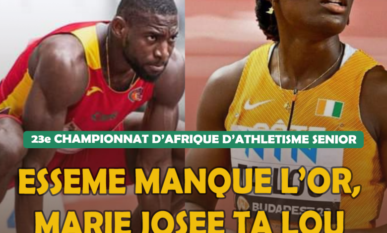 Esseme manque l’or, Marie Josée TA LOU abandonne