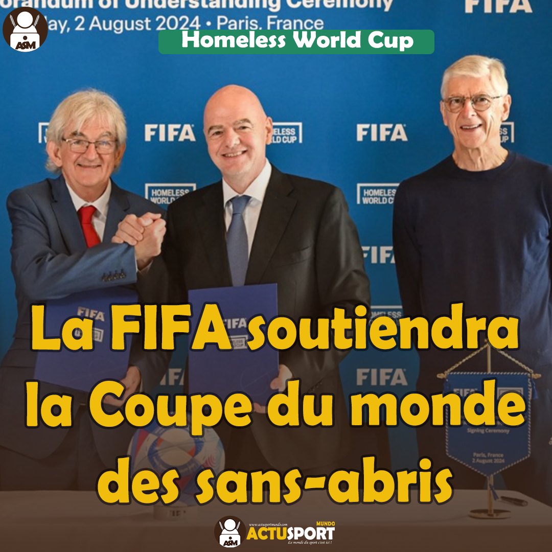 Homeless World Cup: La FIFA soutiendra la Coupe du monde des sans-abris