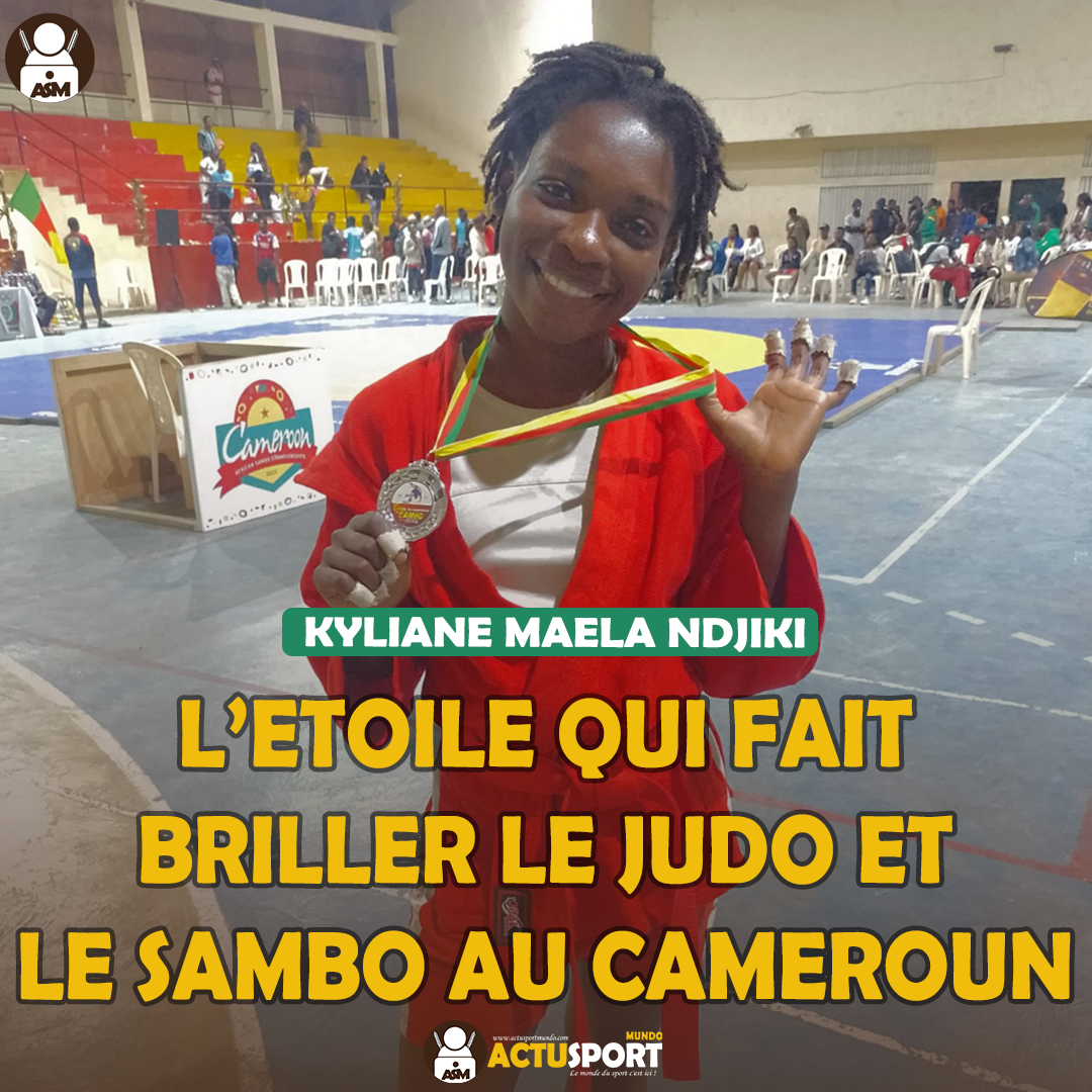 Kyliane Maëla Ndjiki (20 ans) pose déjà des grands pas dans l’univers du Judo et du Sambo au pays de Sopie Anita Mbella.