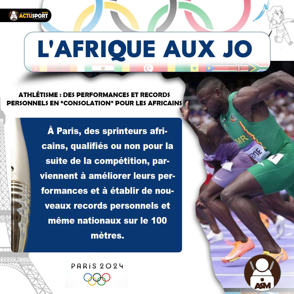 L' AFRIQUE AUX J.O- Athlétisme Des performances et records personnels en ‘’consolation’’ pour les africains