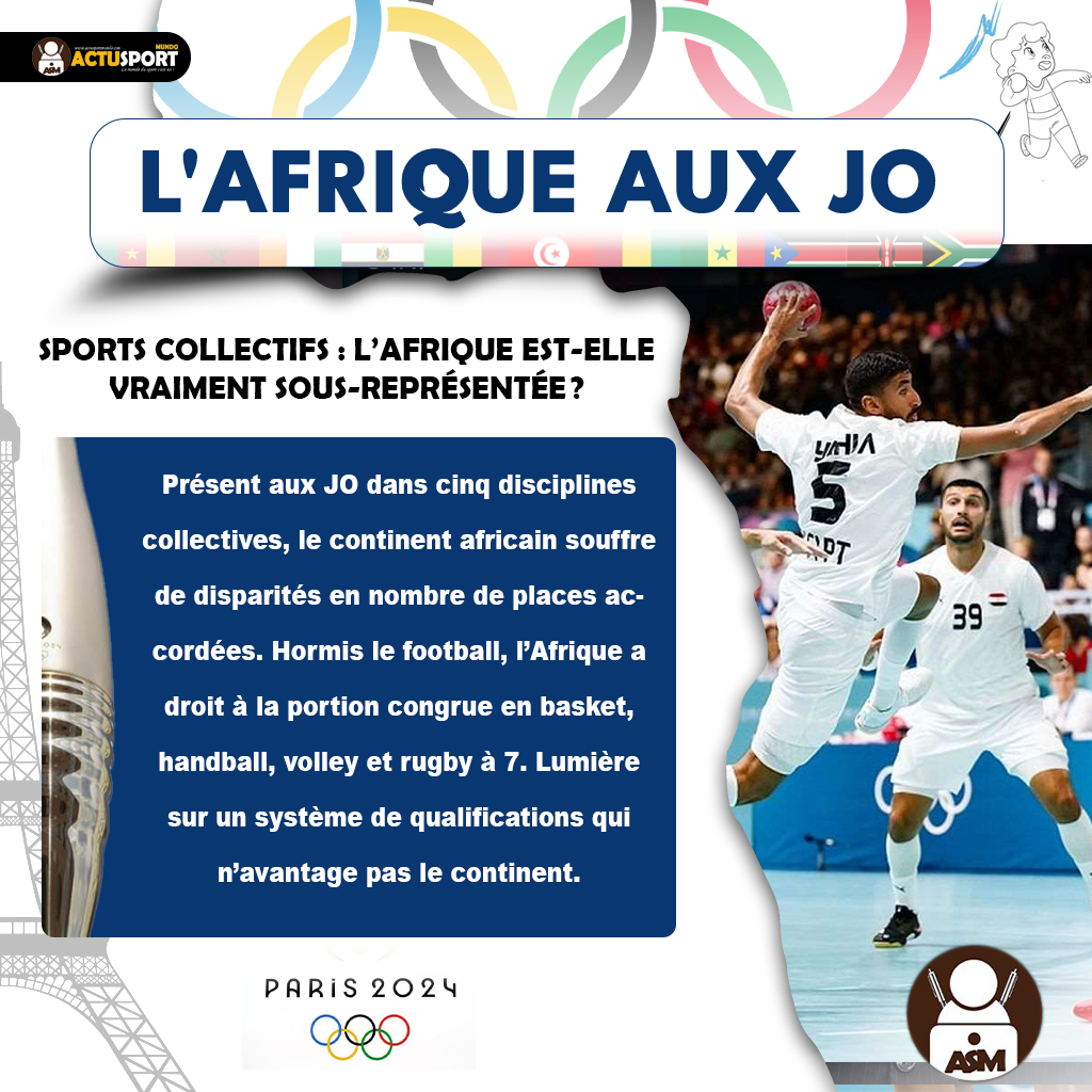 L'AFRIQUE AUX JO - Sports collectifs - L'Afrique est-elle vraiment sous-représentée ?