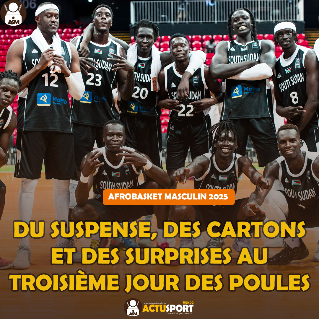 AfroBasket Masculin 2025 : du suspense, des cartons et des surprises au troisième jour des poules