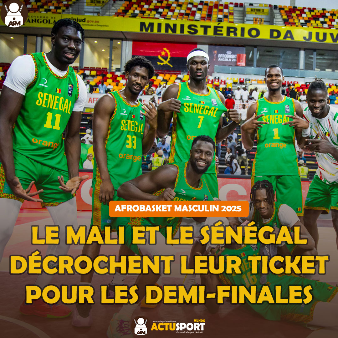 Afrobasket Masculin 2025 - le Mali et le Sénégal décrochent leur ticket pour les demi-finales