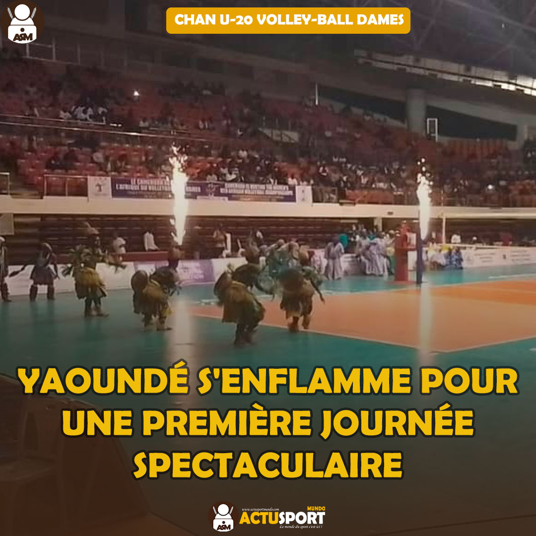 CHAN U-20 VOLLEY-BALL DAMES : Yaoundé s'enflamme pour une première journée spectaculaire
