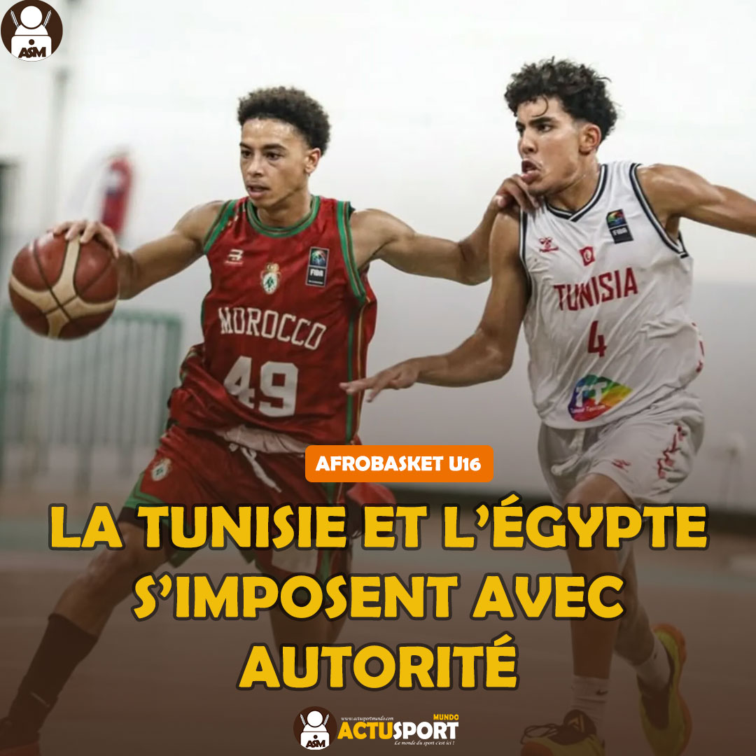 AfroBasket U16 2025 : La Tunisie et l’Égypte s’imposent avec autorité