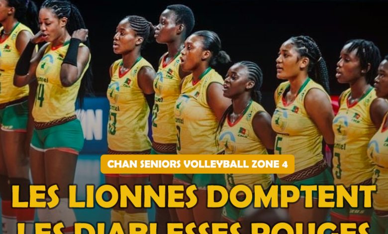 CHAN SENIORS VOLLEYBALL ZONE 4 : Les Lionnes domptent les Diablesses Rouges