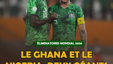 Éliminatoires Mondial 2026 : Le Ghana et le Nigeria, deux géants en difficulté