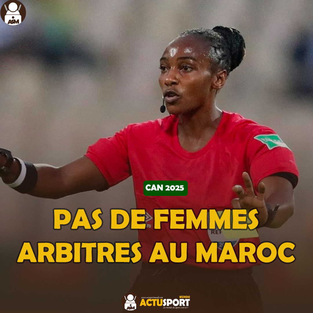 CAN 2025 : Pas de femmes arbitres au Maroc