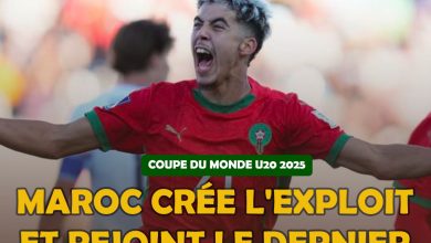 COUPE DU MONDE U20 2025 : Le Maroc crée l'exploit et rejoint le dernier carré