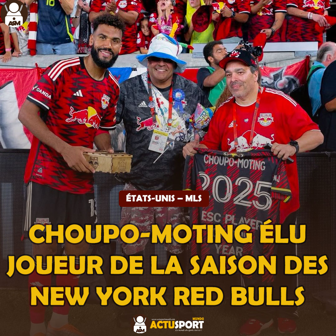 ÉTATS-UNIS – MLS : Choupo-Moting élu Joueur de la Saison des New York Red Bulls