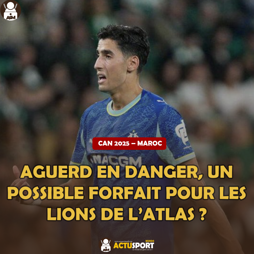 CAN 2025 – Maroc : Aguerd en danger, un possible forfait pour les Lions de l’Atlas ?
