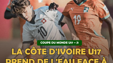 COUPE DU MONDE U17 2025 – (J1) : La Côte d'Ivoire U17 prend de l'eau face à la Suisse U17