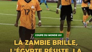 COUPE DU MONDE U17 : La Zambie brille, l’Égypte résiste, la Côte d’Ivoire vacille