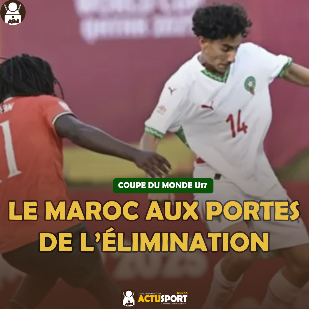 COUPE DU MONDE U17 : le Maroc aux portes de l’élimination