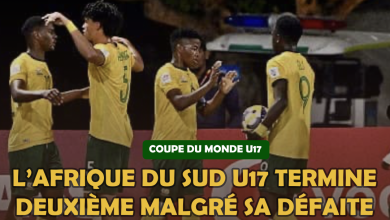 COUPE DU MONDE U17 – J3 : L’Afrique du Sud U17 termine deuxième malgré sa défaite face à l’Italie