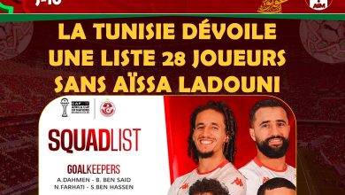 CAN 2025 : La Tunisie dévoile une liste 28 joueurs sans Aïssa Ladouni