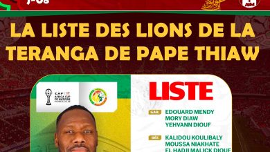 CAN 2025 - Sénégal : La liste des Lions de la Teranga de Pape Thiaw