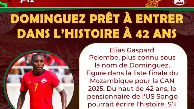 CAN 2025 – Mozambique : Dominguez prêt à entrer dans l’histoire à 42 ans