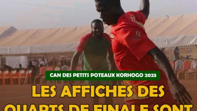 CAN DES PETITS POTEAUX KORHOGO 2025 : Les affiches des quarts de finale sont connues