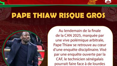 CAN 2025 : Pape Thiaw risque gros