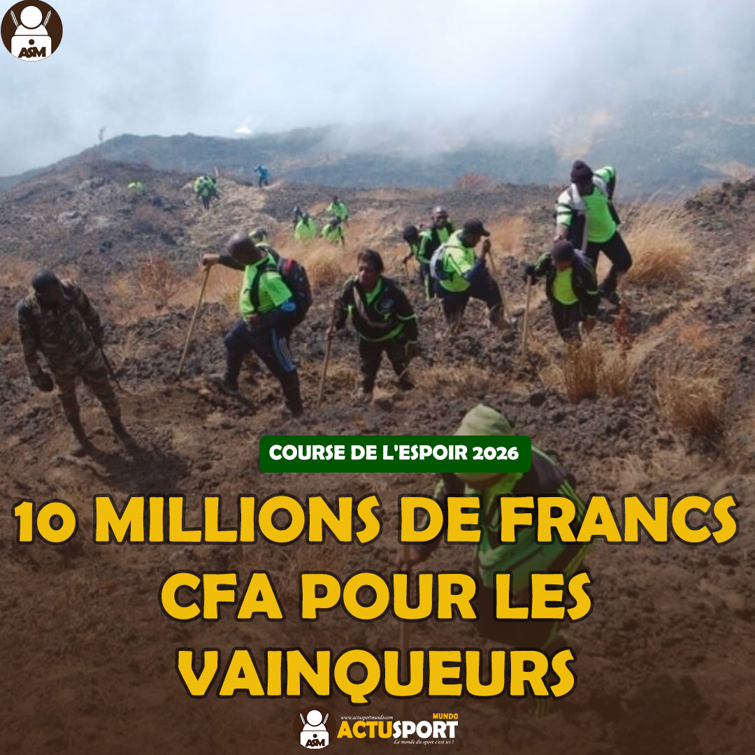COURSE DE L'ESPOIR 2026 : 10 millions de francs CFA pour les vainqueurs